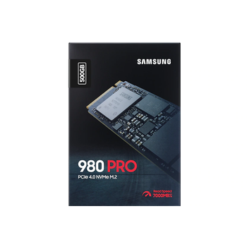 Samsung 980 PRO 500GB M.2 Nvme 6900/5.000MB/s MZ-V8P500BW SSD