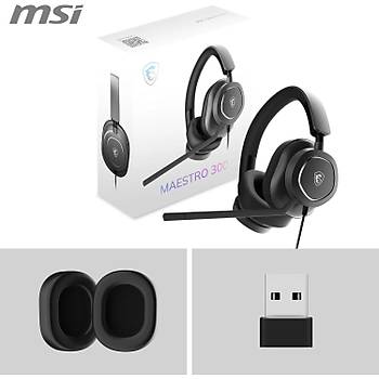 MSI Maestro 300 Type-C Kablolu Kulak �st� Oyuncu Kulakl���