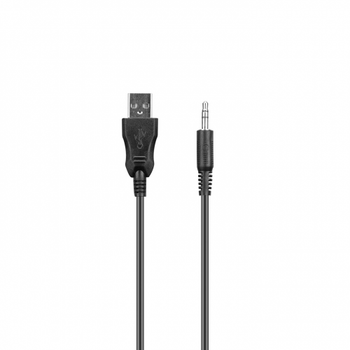 HP DHE-8011U Mavi LED Aydnlatmal Mikrofonlu Gaming Kulaklk Siyah