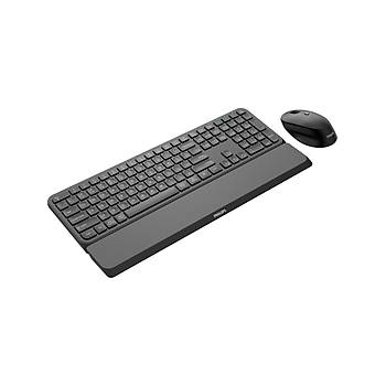 Philips SPT6607 Bluetooth Kablosuz Dual Mod 2.4ghz + 2 Kanall� T�rk�e Q Klavye & Mouse Set Siyah