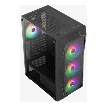 Aerocool Falcon 750W 80+ Bronze 4X12CM Frgb LED Fan, Tempered Glass Yan Panel, USB 3.0 Oyuncu Kasas� (AE-FLC750BR)
