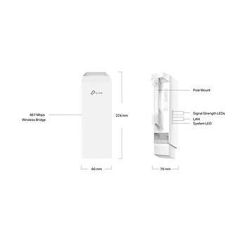 TP-Link EAP211-Bridge KIT 3xGigabit Port 867Mbps 5GHZ Kablosuz ��/D�� Mekan Access Point