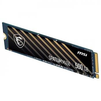MSI Spatium M450 500gb 3600/2300mb/s Pce Nvme M.2 Ssd Disk