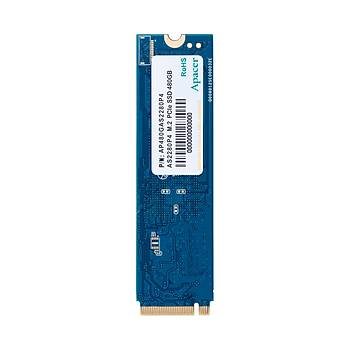 Apacer AS2280P4 480GB 2100/1500MB/s NVMe PCIe Gen3x4 M.2 SSD Disk (AP480GAS2280P4-1)