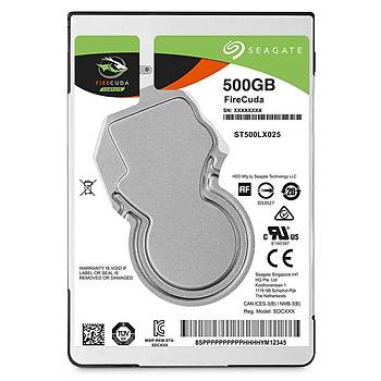 Seagate Firecuda 2.5 500GB Sata 3.0 128MB 140MB/S 5400RPM 7MM ST500LX025 Notebook HDD & Harddisk
