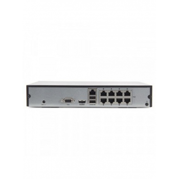 H�kv�osn DS-7108NI-Q1/8P/M 8Kanal PoE 4Mpix H265+ 1 HDD Deste�i 1520P Kay�t 60Mbps Bant Geni�li�i Metal Kasa