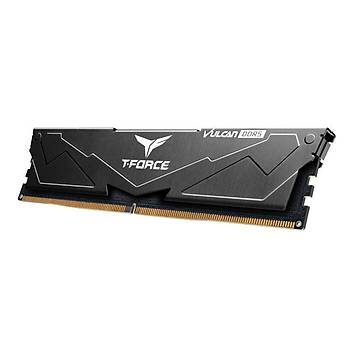 Team T-Force Vulcan Black 16GB (2x8GB) 5600Mhz CL40 DDR5  FLBD516G5600HC40BDC01 Gaming Ram