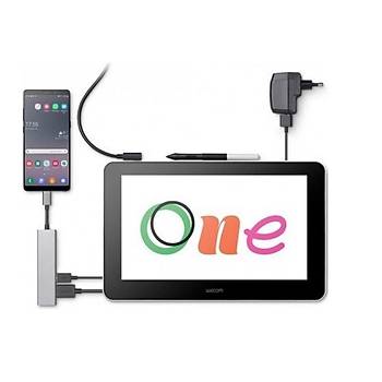 Wacom One 13 Touch WC-DTH134W0B Grafik Tablet