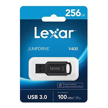 Lexar 256GB LJDV400256G-BNBNG Usb Bellek JumDrive V400 USB 3.0 Flash Drive UP TO 100MB/S Read
