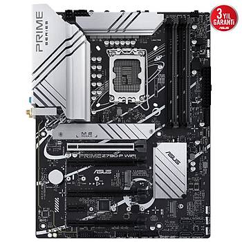 ASUS PRIME Z790-P WiF� 7200Mhz(OC) DDR5 M.2 ATX 1700p ANAKART