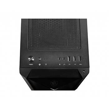 MSI MAG SHIELD 110R Temperli Cam 2x120mm ARGB Fan mATX Gaming Bilgisayar Kasas