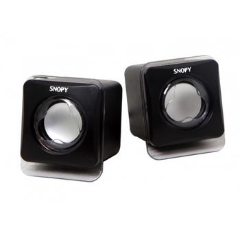 SNOPY SN-121 6W 1+1 Masa�st� USB Speaker Siyah Hoparl�r