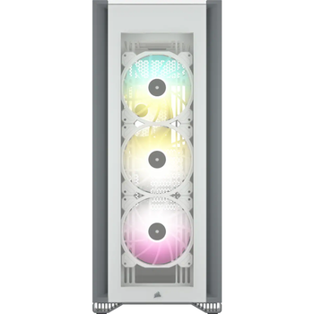 Corsair CC-9011227-WW icue 7000X RGB Temperli Cam 4x140mm Fan Dahili Rgb Kontrolc� Full Tower Ak�ll� Beyaz Bilgisayar Kasas�