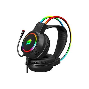 GameBooster Firefly GB-H18L RGB 7.1 USB Kablolu Kulak �st� Oyuncu Kulakl���