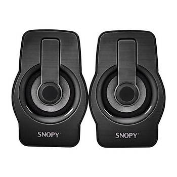 Snopy SN-X23 RGB Iþýklý 3W*2 Siyah USB Speaker