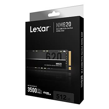 Lexar SSD NM620X 512GB High Speed PCIe GEN3X4 With 4 Lanes M.2 NVMe Up To 3500 MB/S Read And 2400 MB/S Write LNM620X512G-RNNNG