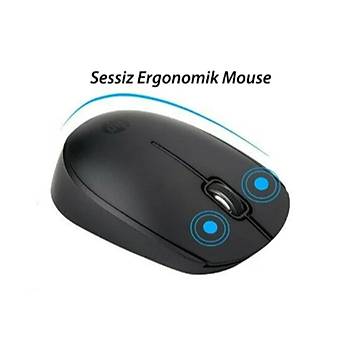 HP 7YA13PA CS10 USB Kablosuz Klavye + Mouse Set Siyah