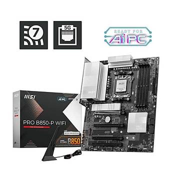 MSI Pro B850-P Wifi DDR5 8200MT/S  ATX AM5 Anakart