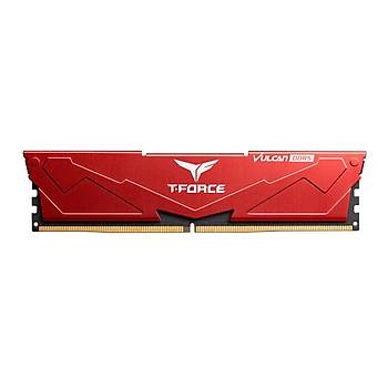 Team T-Force Vulcan Red 32GB(2x16GB) 6000Mhz DDR5 CL38 Gaming Ram (FLRD532G6000HC38ADC01)