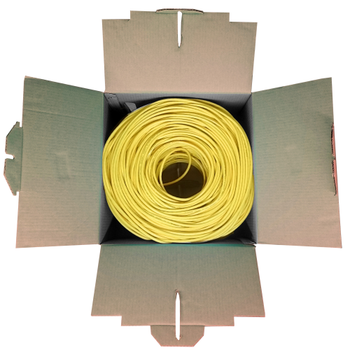 Powergate CAT6-BOX-YL 23AWG 0,57mm UTP CAT6  305m Sar� Kablo