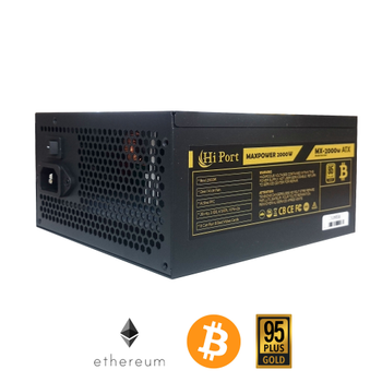 Hiport MAXPOWER, MX2000W, 2000W, GAMING, ATX, Power Supply (PSU)