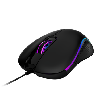 GAMDIAS AURA GS3 �ok Renkli Ayd�nlatma USB Kablolu 6 Tu�lu Gaming Mouse 3600DPI Siyah