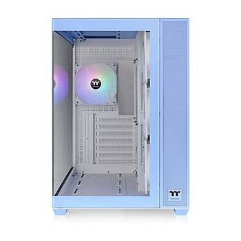 Thermaltake View 380 Hydrangea Blue 4x12cm ARGB Fanl� ATX Mid Tower Bilgisayar Kasas� (PSU yok)