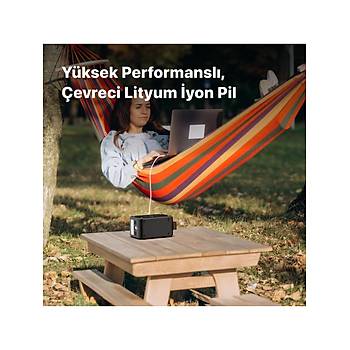 Xenon Smart X6801 88W 24000mAh Ak�m Koruma G�ne� Paneli Uyumlu Kablosuz �arj Ta��nabilir G�� �stasyonu