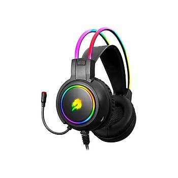 GameBooster Firefly GB-H18L RGB 7.1 USB Kablolu Kulak �st� Oyuncu Kulakl���