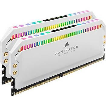 Corsair CMT16GX4M2Z3200C16W 16GB (2X8GB) DDR4 3200MHz CL16 Dominator Platinum RGB Soutuculu Beyaz DIMM Bellek Ram