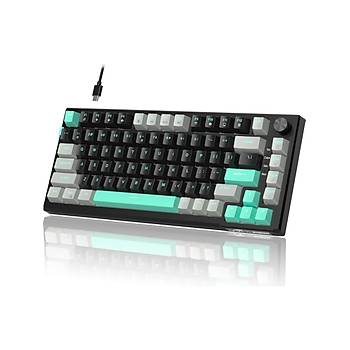 MageGee SKY81 83 Tu� RGB %75 TKL Blue Whale Switch Kablolu Mekanik Oyuncu Klavyesi