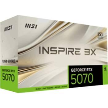 MSI RTX 5070 12G INSPIRE 3X OC RTX5070 12GB GDRR7 192B DX12 PCIe 5.0 X16 Ekran Kart�