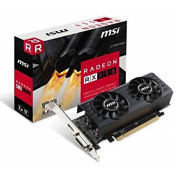 Msi RX550 2GT LP Oc 128Bit GDDR5 Ekran Kart