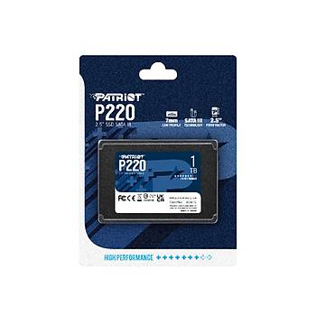 Patriot P220 1TB 550/500MB/s 2.5 �n� SATA3 SSD Disk (P220S1TB25)