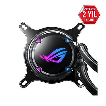 Asus Rog Ryuo 240 Oled Aura Sync RGB 2X 120MM Fan Sv CPU Soutucusu
