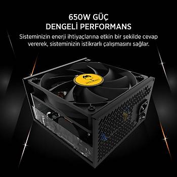 James Donkey JDP650 APFC 12CM 650W Bronze 80+ G�� kayna��