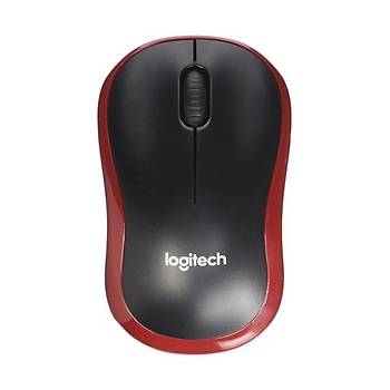 Logitech M185 Nano 910-002237 Kablosuz Siyah/Krmz Mouse