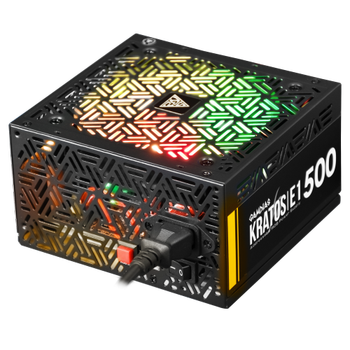 GAMDIAS KRATOS E1-500, 500W, RGB, GAMING, ATX, Power Supply (PSU)