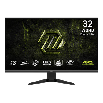 Msi Mag 325QF E18V 31.5 in� 180Hz 0.5ms WQHD Adaptive Sync Rapid VA Gaming Monit�r