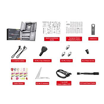 MSI MAG X870E Tomahawk Wi-Fi AMD AM5 DDR5 ATX Anakart