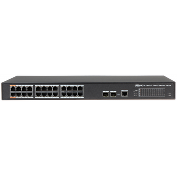 Dahua PFS4226-24GT-360 24GE PoE Port (24xPoE 360W) 2xSFP Y�netilebilir Switch