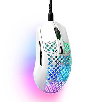 SteelSeries Aerox 3 2022 RGB Kablolu Gaming Mouse Beyaz