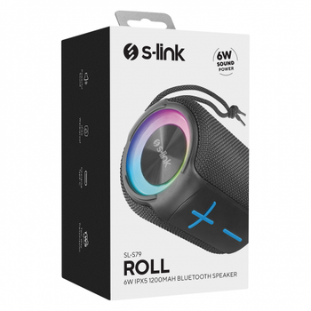 S-Link SL-S79 Gri Waterproof Bluetooth Speaker