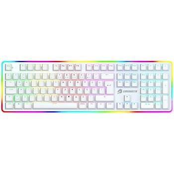 GameBooster G918 Fire Storm RGB Red Switch Mekanik Beyaz Oyun Klavyesi