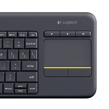 Logitech K400 Plus Kablosuz Touch Klavye-Siyah920-007149