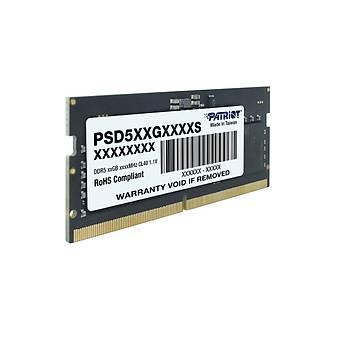 Patriot Signature Line 16GB(1x16GB) DDR5 4800MHz CL40 SODIMM Laptop Ram