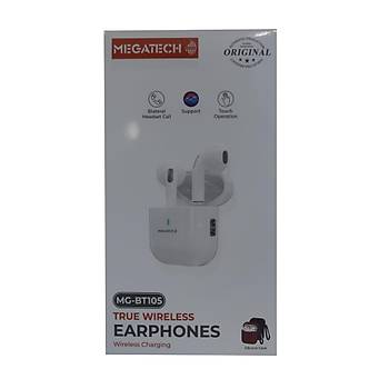 Megatech Mg-Bt105 True Earphones Bluetooth Kablosuz Kulaklk