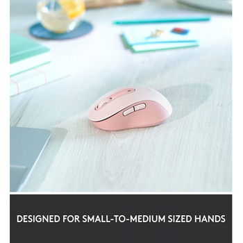 Logitech M650 Signature 910-006254 Pembe Kk - Orta Boy Sa El Kablosuz Mouse
