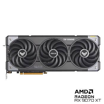ASUS TUF Gaming Radeon RX 9070XT 16GB TUF-RX9070XT-O16G-GAMING GDDR6 256Bit Gaming Ekran Kart�