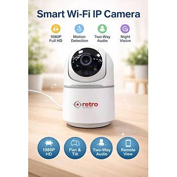 Retro RT-C6T 2mp Wi-Fi IP Bebek G�venlik Kameras�